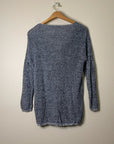 Aritzia Babaton Linen & Silk Knitted Pullover V- Neck Sweater
