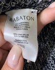 Aritzia Babaton Linen & Silk Knitted Pullover V- Neck Sweater