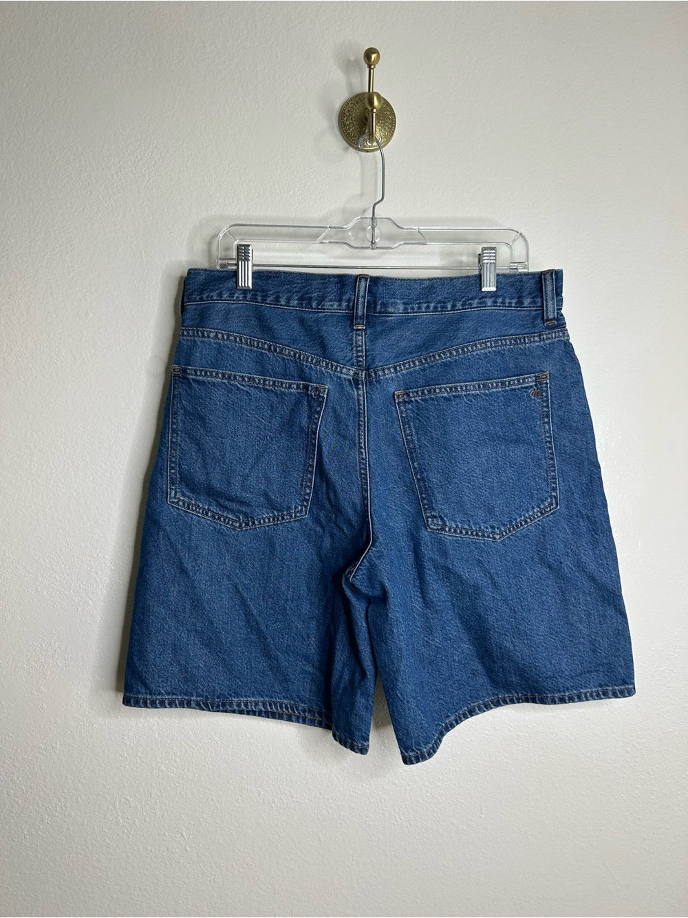 Madewell 100% Cotton The 1997 Denim Bermuda Short Medium Wash