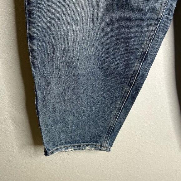 Pistola Hemp Organic Cotton Gianna Mid Rise Denim Barrel Balloon Leg Jean