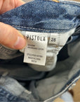 Pistola Hemp Organic Cotton Gianna Mid Rise Denim Barrel Balloon Leg Jean
