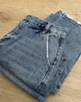 Pistola Hemp Organic Cotton Gianna Mid Rise Denim Barrel Balloon Leg Jean