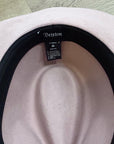 Brixton 100% Wool Felt Light Pink Wide Brim Rancher Style Hat