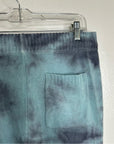 Unsubscribed 100% Cashmere Blue Tie Dye Jogger Sweater Pant Relaxed Fit
