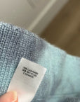 Unsubscribed 100% Cashmere Blue Tie Dye Jogger Sweater Pant Relaxed Fit