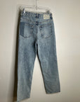 AG 100% Cotton Denim Clove Patched Two Tone Relaxed Vintage Straight Leg Jean