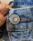 Moussy 100% Cotton High Waisted Cropped Raw Hem Jean