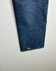 Madewell 100% Cotton Dean Easy Straight Leg Rigid Jean in Greendale Wash