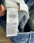 Madewell 100% Cotton Dean Easy Straight Leg Rigid Jean in Greendale Wash