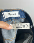 Madewell 100% Cotton Dean Easy Straight Leg Rigid Jean in Greendale Wash