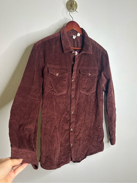 Roxy Roxy 100% Cotton &amp;#39;Let it Go Cord&amp;#39; Button Down Corduroy Shirt Jacket - Cotton, Corduroy