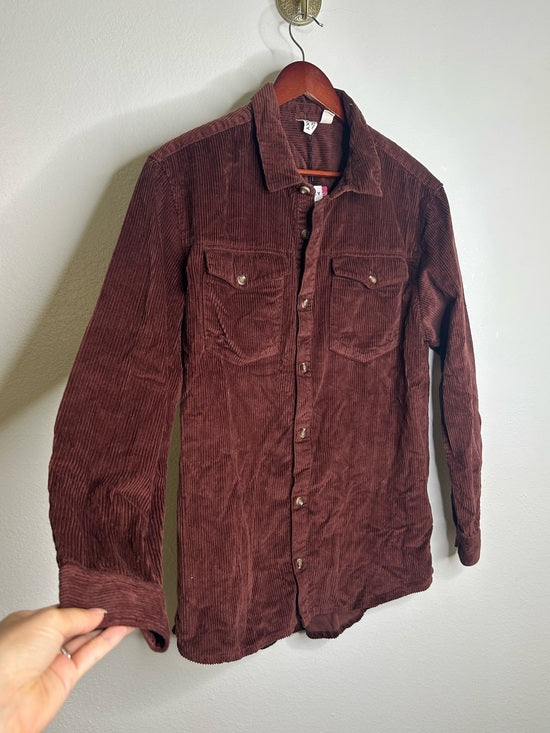 Roxy Roxy 100% Cotton &amp;#39;Let it Go Cord&amp;#39; Button Down Corduroy Shirt Jacket - Cotton, Corduroy