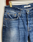 GRLFRND 100% Cotton Tatum Curved Step Hem Jeans