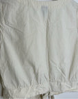 Patagonia 100% Organic Cotton Striped Neutral Tie Front Blouse