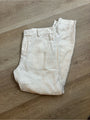VINCE 100% Linen Cream Lightweight Jogger Style Trouser Pant