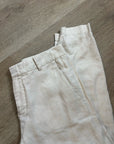 VINCE 100% Linen Cream Lightweight Jogger Style Trouser Pant