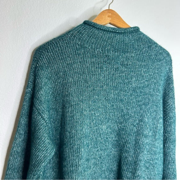 MATE The Label Luxe Alpaca Crewneck Pullover in Spruce