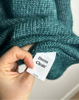 MATE The Label Luxe Alpaca Crewneck Pullover in Spruce
