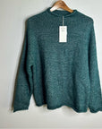 MATE The Label Luxe Alpaca Crewneck Pullover in Spruce