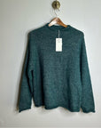 MATE The Label Luxe Alpaca Crewneck Pullover in Spruce