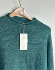 MATE The Label Luxe Alpaca Crewneck Pullover in Spruce