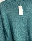 MATE The Label Luxe Alpaca Crewneck Pullover in Spruce