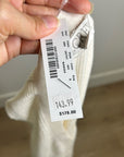 J. Crew Cashmere Silk Cream Knit Button Up Shell Vest Lightweight