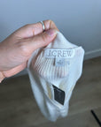 J. Crew Cashmere Silk Cream Knit Button Up Shell Vest Lightweight