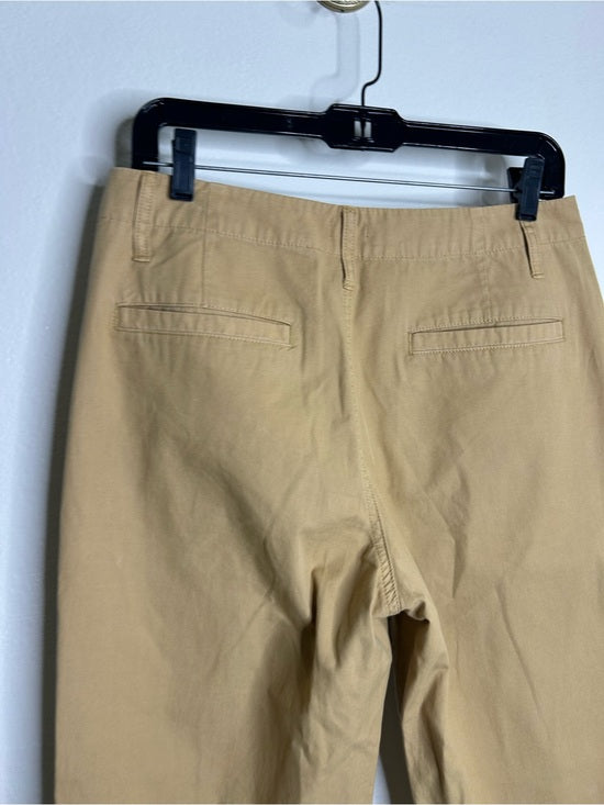 J. Crew J. Crew 100% Cotton Tan Wide Leg Trouser Pant - Cotton