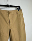 J. Crew 100% Cotton Tan Wide Leg Trouser Pant