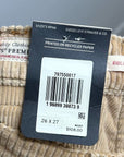Levi's Premium 100% Cotton Ribcage Straight Leg Corduroy Tan