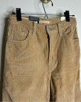 Levi's Premium 100% Cotton Ribcage Straight Leg Corduroy Tan
