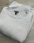 Eileen Fisher Organic Cotton Linen Tan Neutral Knit Pullover Sweater