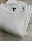 Eileen Fisher Organic Cotton Linen Tan Neutral Knit Pullover Sweater