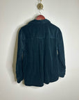 Madewell 100% Cotton Forest Green Wide Wale Corduroy Button Down Shirt Jacket