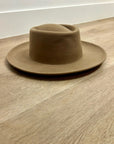 Gigi Pip 100% Australian Wool Brown Wide Brim Hat