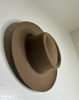 Gigi Pip 100% Australian Wool Brown Wide Brim Hat