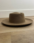 Gigi Pip 100% Australian Wool Brown Wide Brim Hat