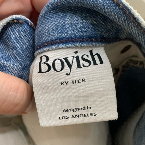 Boyish 100% Cotton The Billy Distressed Tapered Jean