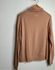 Velvet By Graham & Spencer 100% Cashmere Blush Pink Turtleneck Sweater