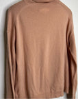 Velvet By Graham & Spencer 100% Cashmere Blush Pink Turtleneck Sweater