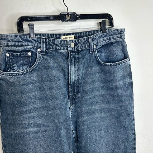 GRLFRND 100% Cotton Harlow High Rise Bootcut Jean