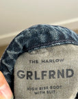 GRLFRND 100% Cotton Harlow High Rise Bootcut Jean