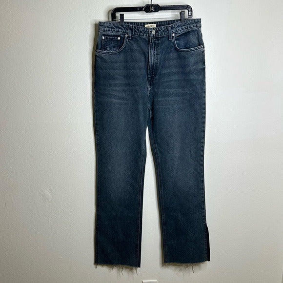 GRLFRND GRLFRND 100% Cotton Harlow High Rise Bootcut Jean - Cotton, Denim