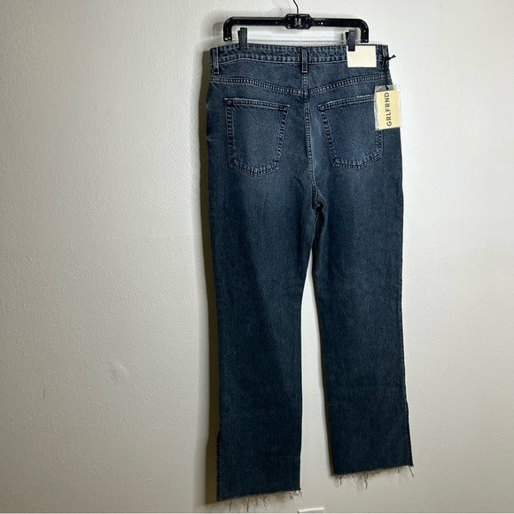 GRLFRND GRLFRND 100% Cotton Harlow High Rise Bootcut Jean - Cotton, Denim