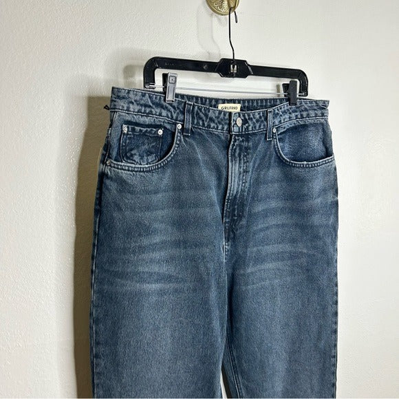 GRLFRND GRLFRND 100% Cotton Harlow High Rise Bootcut Jean - Cotton, Denim