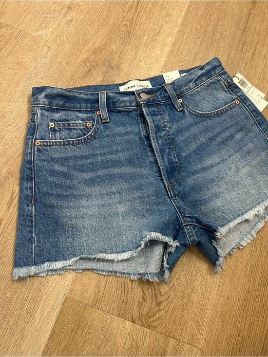 Aritzia Denim Forum 100% Cotton Denim The Ex - Boyfriend High Rise Short
