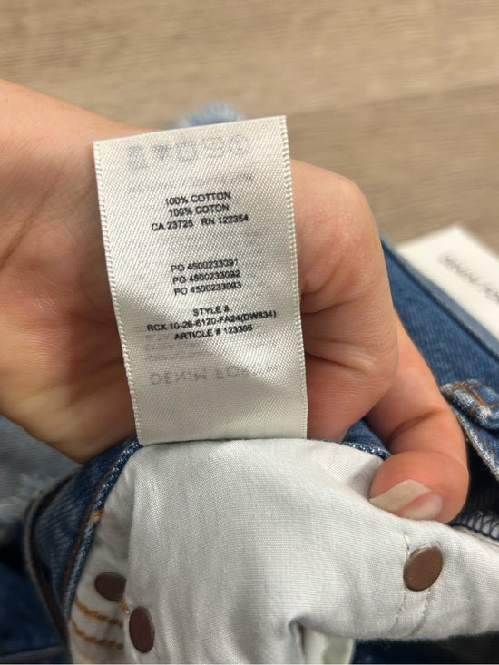 Aritzia Denim Forum 100% Cotton Denim The Ex - Boyfriend High Rise Short