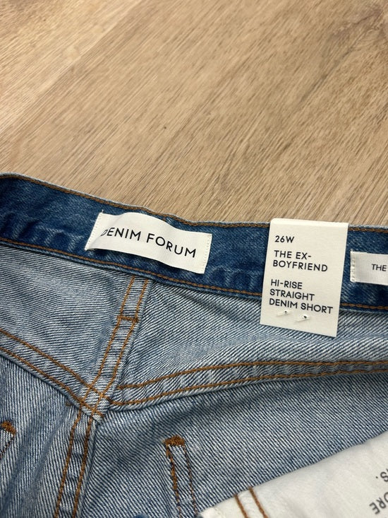 Aritzia Denim Forum 100% Cotton Denim The Ex - Boyfriend High Rise Short