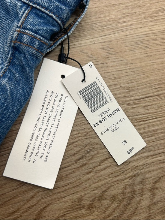 Aritzia Denim Forum 100% Cotton Denim The Ex - Boyfriend High Rise Short